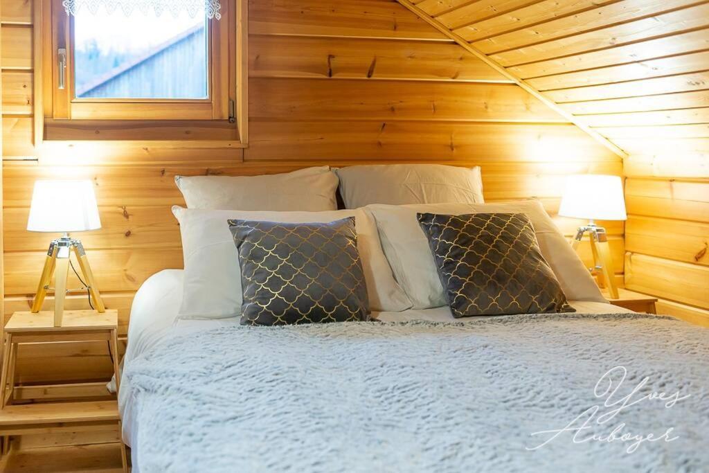 Chalet La Calougeotte, Jardin, Spa Et Sauna Prives Le Menil Екстер'єр фото